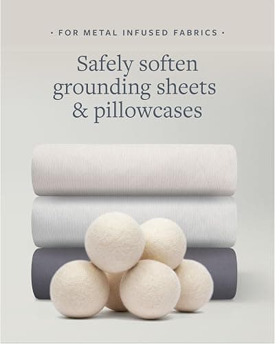 GroundLuxe Premium New Zealand Wool Dryer Balls - 6-Pack, 100% Organic, Hand-Felted, Reusable, Reduce Drying Time - Natural Fabric Softening, Wrinkle & Static Reduction thumbnail 2