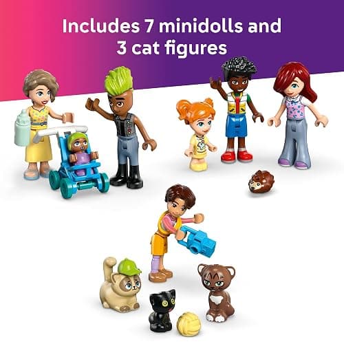 LEGO Friends Heartlake City Apartments and Stores Dollhouse - Toy Building Set for Kids, Girls and Boys, Ages 12+ - Gift Ideas for Birthday - with 7 Minidolls, a Micro-Doll, and More - 42670 thumbnail 4
