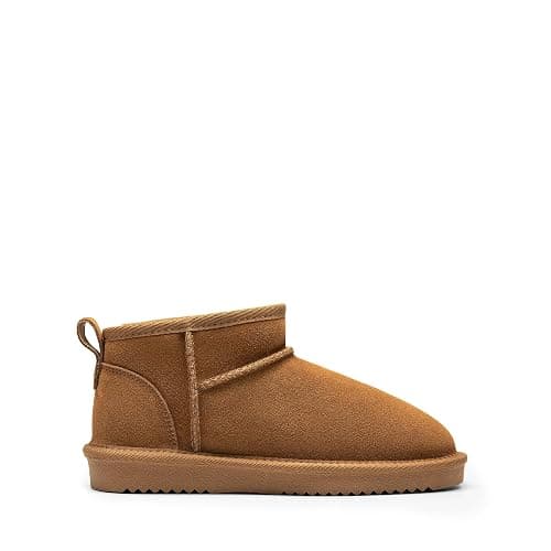 DREAM PAIRS Winter Boots for Women Mini Boot Genuine Suede Lining Water Resistant Warm Snow Boots Slip On Memory Foam Comfort Booties FuzzyClassic thumbnail 5