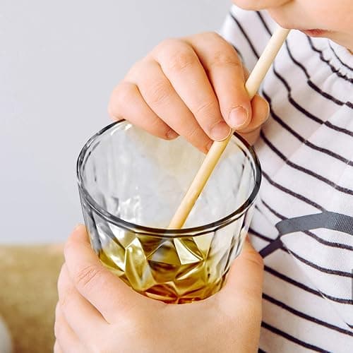Plastic Water Tumblers | Set of 8 Transparent Unbreakable Drinking Glasses Clear Acrylic Reusable Juice Wine Cups |4 each: 12-ounce and 16-ounce for Home Picnic Party, Dishwasher Safe, Stackable thumbnail 2