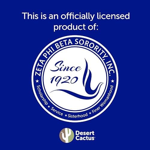 Desert Cactus Zeta Phi Beta Divine 9 Patch Sorority Embroidered Appliqué Sew or Iron On Blazer Jacket Bag (Felt Letterman Patch) thumbnail 6
