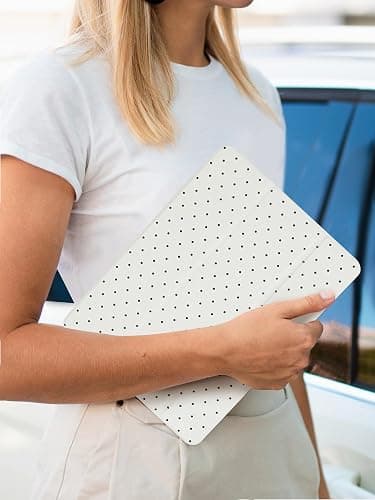 Fycyko Compatible with iPad (A16) 11th Generation 11 Inch 2025 Case, Slim Stand Cover for iPad 10th 10.9 Inch 2022 with Pencil Holder, Cute Polka Dot Aesthetics Design Protective Cover-White thumbnail 6