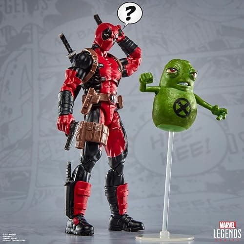 Marvel Legends Maximum Series Deadpool, Deluxe Deadpool Comics Collectible 6-Inch Action Figure with 24 Accessories Including X-Force’s Doop thumbnail 5