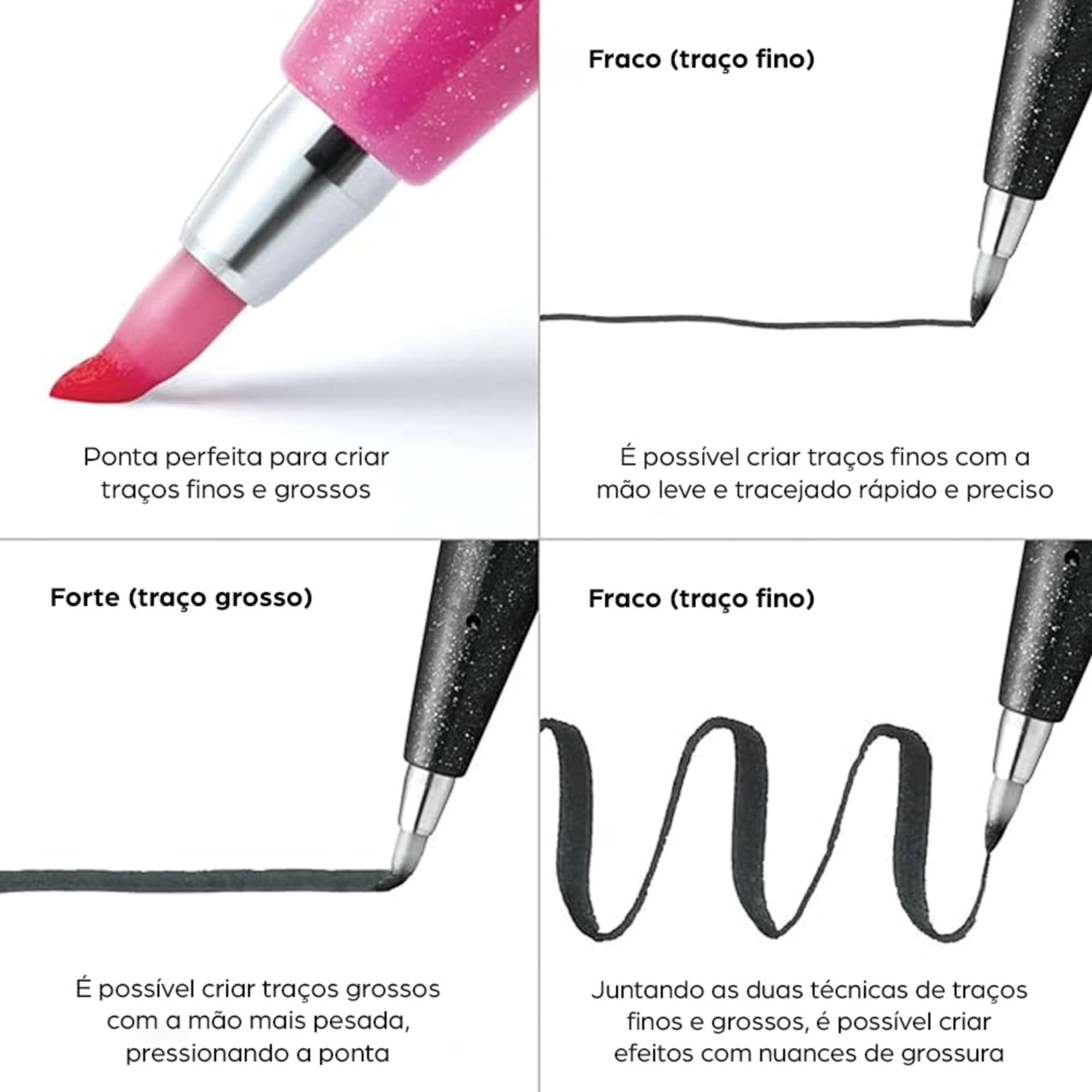 Kit 24 Canetas Brush Sign Pen Pentel thumbnail 2