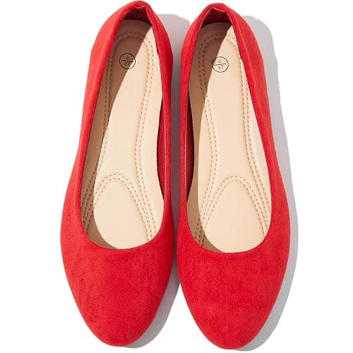 Shupua Flats for Women Round Toe Flat Shoes Dressy Black Ballet Flats Comfortable Womens Dress Shoes Ballerina Flats for Work - Image 1