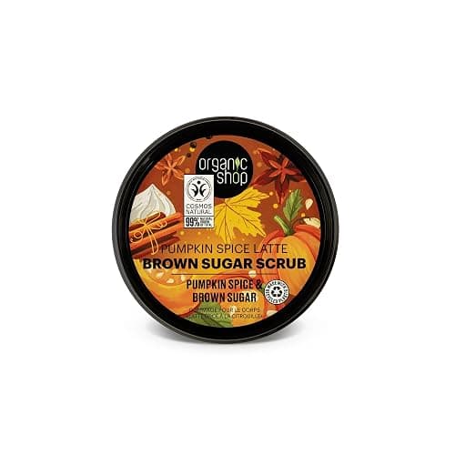 Organic Shop 250ml Body Scrub Pumpkin Spice Latte Brown Sugar thumbnail 2