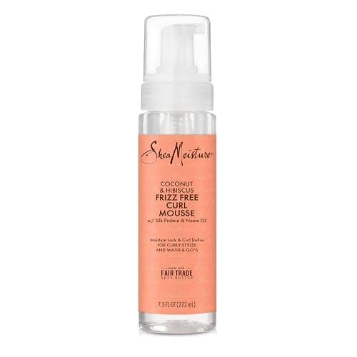 SheaMoisture Curl Mousse Coconut and Hibiscus for Frizz Control Styling Mousse with Shea Butter 7.5 oz - 7.5 Fl Oz (Pack of 1) - Image 1