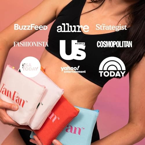 Tan Fan Self Tan Sleep Sac - Protects Sheets from Fake Tan Stains - No Tanner Transfer, Rub Off, Absorption Guaranteed - Cool Silky Lightweight Bed Protector Sack. Large Roomy w Foot Openings (Pink) thumbnail 8