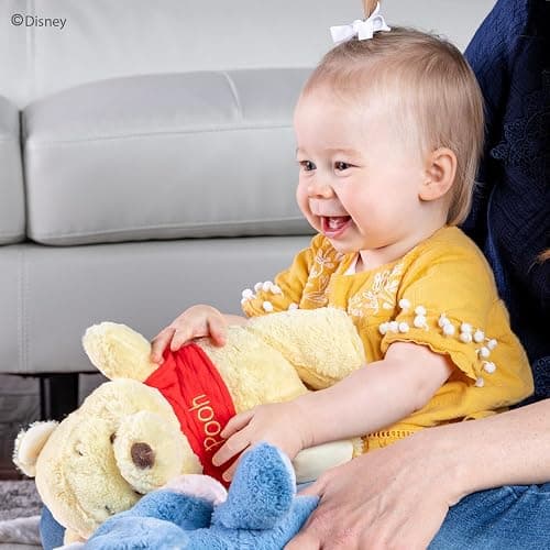 Kids Preferred Disney Baby Winnie the Pooh and Friends Stuffed Animal with Jingle and Crinkle, Pooh 12” thumbnail 7