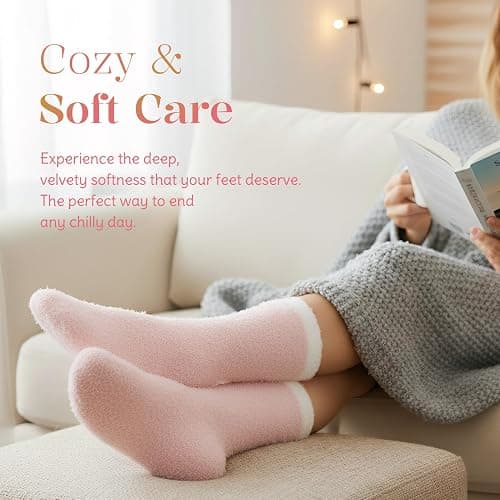 Brikabia Dance Gifts for Dancers, Ultra Soft Fuzzy Dance Socks for Women Dancer Party Favor thumbnail 4