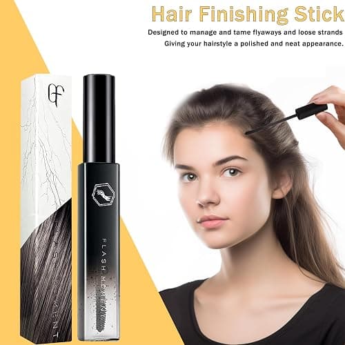 Hair Wax Stick Set for Flyaways Slick Back – Includes Wax Stick for Hair, Slick Back Hair Brush, Hair Finishing Stick – Hair Styling Products for Women, Taming Frizz & Creating Sleek Styles thumbnail 7
