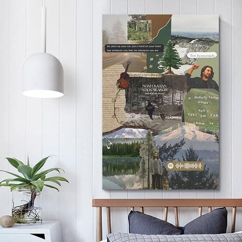 CZOURPVU Noah Kahan Poster Music Poster Album Poster Poster Art Decor Painting Aesthetic Wall Art Canvas for Bedroom Decor 16x24inch(40x60cm) Style-2 thumbnail 5