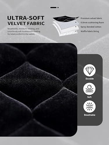 Harrison Howard General Purpose Saddle Pad for Horse Riding Training English Saddle Pad Soft Cushioning for Horse Back thumbnail 2