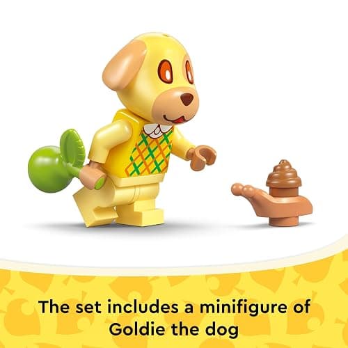 LEGO Animal Crossing Goldie's Cosy House Toy - incl. a Minifigure, Piano & Picnic Table plus Toy Food Accessories - Gaming Gift for 6+ Year Old Girls, Boys & Fans - 77058 thumbnail 6