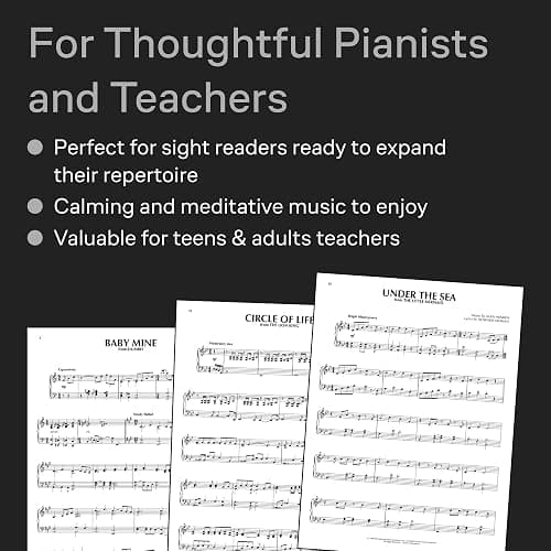Disney Peaceful Piano Solos | Intermediate Piano Sheet Music Book | 34 Calming Disney Songs for Relaxation and Performance | Piano Songbook for Adults, Students, and Music Teachers thumbnail 10