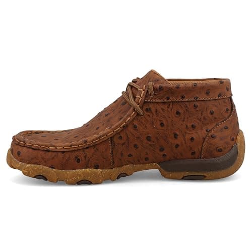 Twisted X Kid's Chukka Driving Moc, Moc Toe, Cognac, 1 M thumbnail 2