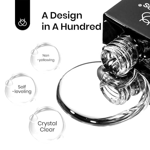 Beetles Blooming Gel Clear Nail Art Gel Polish UV LED 1Pcs 10ML | Create blooming marble natural stone watercolor and floral print nail art UV LED soak off DIY manicure gift thumbnail 6