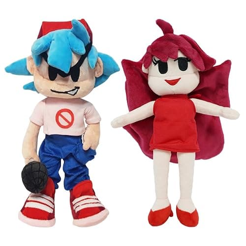 Leobbyli Friday Nigh Funki Plush 2 Pcs Merch-Cute Plush Toys for Children-9.9 Inch (Boyfriend&Girlfriend) - Image 1