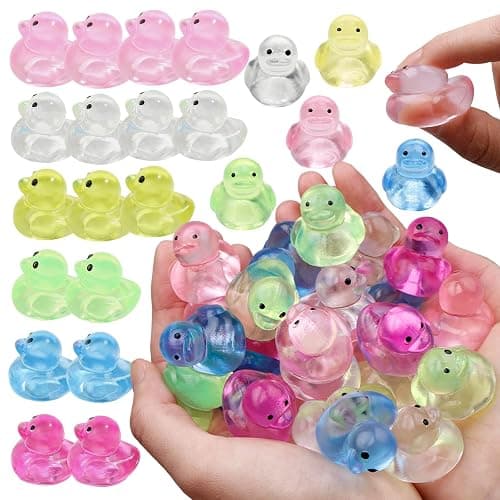 Mini Duck Sensory Toys 24 Pack Fidget Toys for Kids, Treasure Box Toys Fidgets for Classroom, Sensory Toys for Kids with Autism, Easter Gift - Image 1