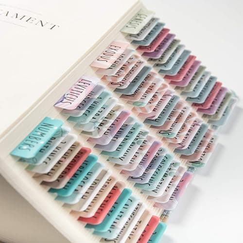 DiverseBee Laminated Bible Tabs (Large Print, Easy to Read), Personalized Bible Journaling Tabs, 66 Book Tabs and 6 Blank Tabs - Uniform Theme thumbnail 3