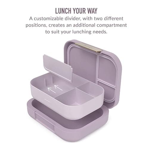 Bentgo® Modern Bento-Style Lunch Box Set With Reusable Snack Cup (Orchid) thumbnail 6
