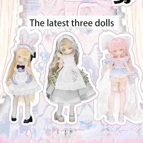 GNATAPIAY 1/12 BJD Dolls Blind Box,Kawaii MJD BJD Dolls High School Campus Series 1/12 Ball Jointed Doll Collectable Action Figure for Girls Birthday Party Gift Toys thumbnail 5