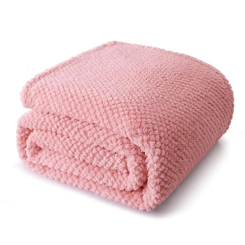 Whale Flotilla Kuscheldecke Sofadecke Wohndecke Tagedecke, Weiche und Warme Flanell-Decke, 130x170 cm, Rosa - Rosa - 130 x 170 cm - Image 1