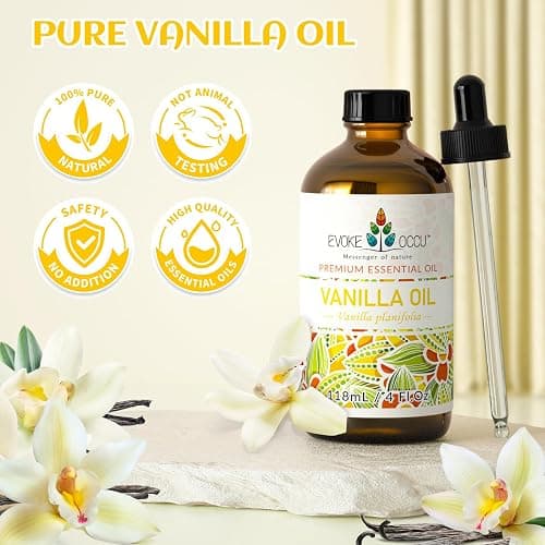 EVOKE OCCU Vanilla Essential Oil for Relaxation in The Home Office Living Room, Add to Diffuser Candle Soap - 4 Fl Oz thumbnail 9