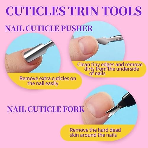 FANDAMEI Nail Buffer Kit, 10 PCS Nail Buffer Block with Different Grit, Nail Buffers, Nail Buffing Block, Buffer Nail File, Cuticle Trimmer, Nail Care Tool Kit, Nail Tools, Nail Kit, Manicure Tools thumbnail 5