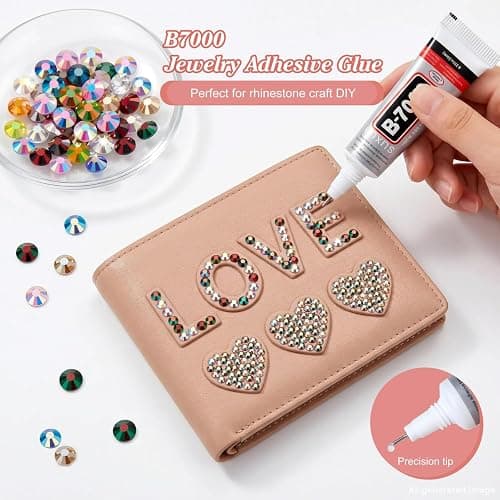 Artdone 36000Pcs Resin Rhinestones 3mm Jelly AB 28Colors for Bedazzling Glitter Kit DIY, Multicolor Crystal Diamond Pearls with 3Pcs 10ml B7000 Jewelry Glue for Bedazzled Nail Art Supplies Decoration thumbnail 5