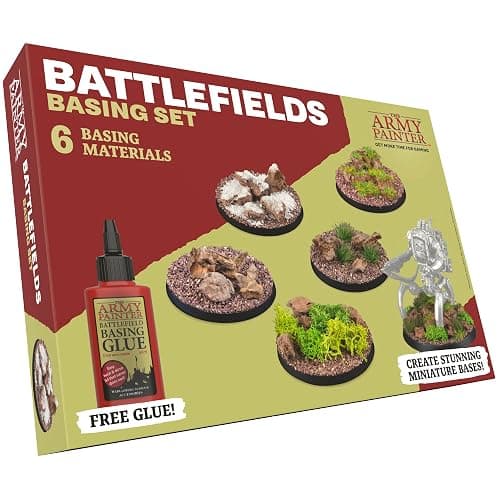 The Army Painter Battlefields Basing Set - Static Grass for Miniature Terrain Basing set - Static Grass & Free Basing Glue, Woodland Scenic Static Grass, Scenery Flocks - Master Quality Game Miniature thumbnail 7