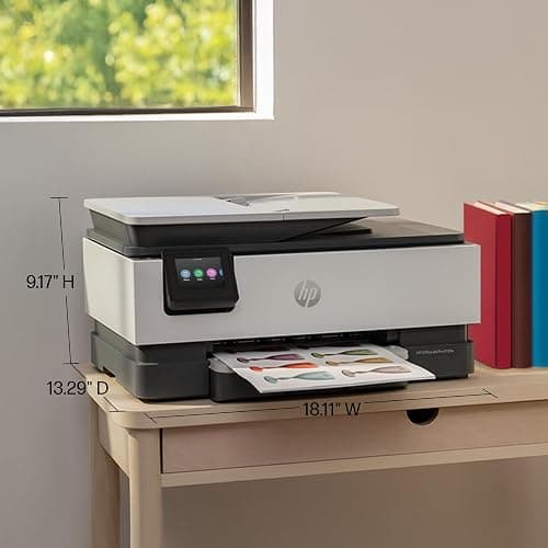 HP OfficeJet Pro 8125e Wireless All-in-One Color Inkjet Printer, Print, scan, Copy, ADF, Duplex Printing Best-for-Home Office, 3 Month Instant Ink Trial Included, AI-Enabled (405T6A) thumbnail 6