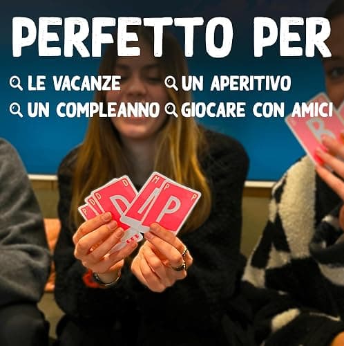 QUICKSTOP Senza Filtri - Gioco di Carte per Adulti - Gioco da tavolo - Divertente, Irriverente e Veloce - 2 a 7 Giocatori - Perfetto per Aperitivi e Serate - Il miglior gioco da viaggio - Italiano thumbnail 5
