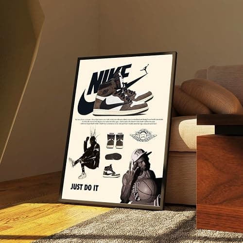 CREAARO Hypebeast Sneaker Poster Unframed - Shoes Posters for Boys Guys Men Room - AJ-Travis - Wall Art Painting 12x16 inch thumbnail 5
