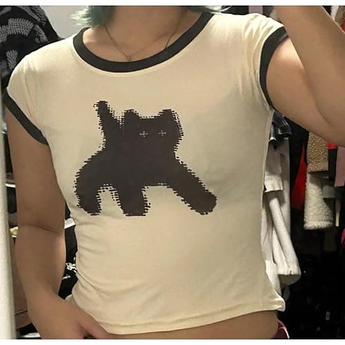 Y2k Graphic Baby Tee Women Grunge Emo Clothes Cute Aesthetic Crop Tops Alt Shirts thumbnail 5