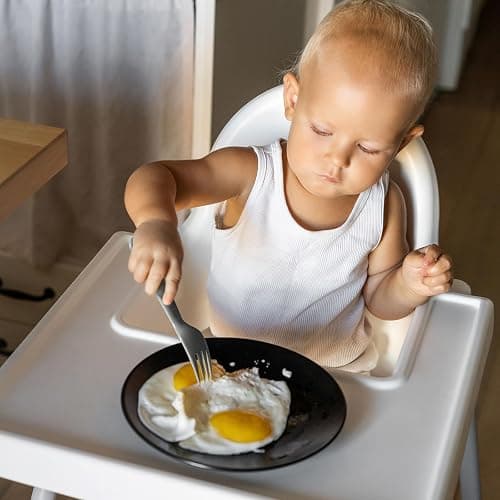 12 Pieces Toddler Utensils Set, Plastic Spoons and Forks Set for Kids, Children Safe Flatware, Plastic Reusable Cutlery, BPA Free, Dishwasher Safe thumbnail 6