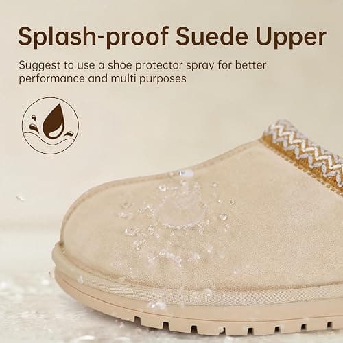 EVELLYHOOTD Slipper for Women Men Suede Braided Mini Boots with Fluffy Fur Lining Short Ankle Boots for Autumn Winter Warm Casual Comfort Shoes thumbnail 5