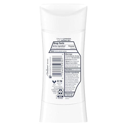 Dove Advanced Care Antiperspirant Deodorant Stick for Soft, Resilient Skin, Clear Finish with No White Marks and 72-Hour Sweat & Odor Protection, 2.6 oz thumbnail 2