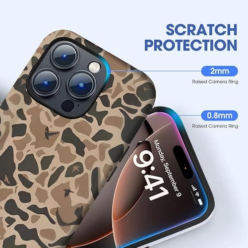 Hng Kiang Hu Magnetic Phone case for iPhone 15 Case (2023) 6.1 inch, Cute Waterfowl Brown Hunting Camo Camouflage Duck Hunters Boys man Phone case (for iPhone 15) thumbnail 2