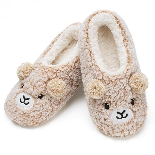 cosyone1997 Cute Animal Slippers for Kids Girls Women, Fuzzy House Socks with Soft Anti-Skid Soles - Unique Gifts for Mom and Animal Lovers! - Image 1