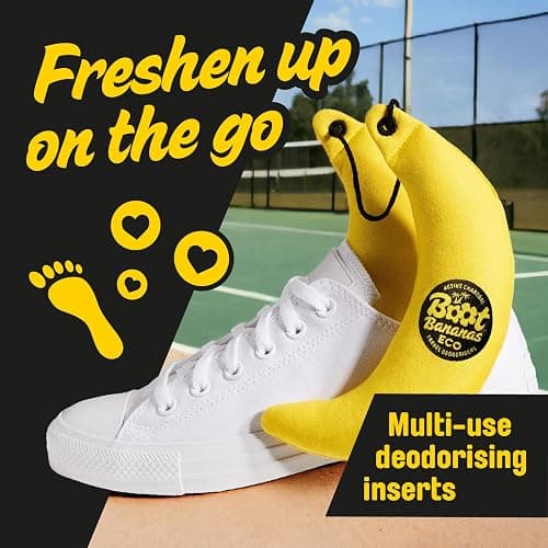Boot Bananas Eco Travel Deodorisers | Light Weight, Sustainable, Reusable Sports Shoe & Glove Deodorizer Odour Neutralizer & Air Purifier | Eco-Conscious | Lasts up to 12 Months | 1 Pair thumbnail 4