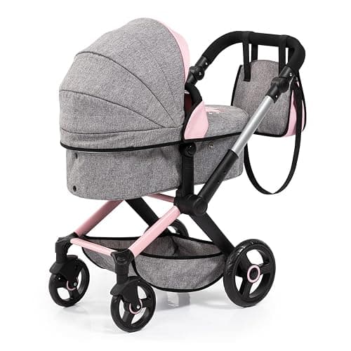 Bayer Pram Xeo Baby Doll Stroller, Convertible Doll Pram for Dolls Up to 20 inch thumbnail 6
