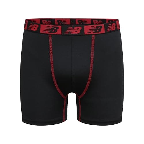 New Balance Boys' 3.5" Underwear, Performance Boxer Briefs (4 Pack) thumbnail 6