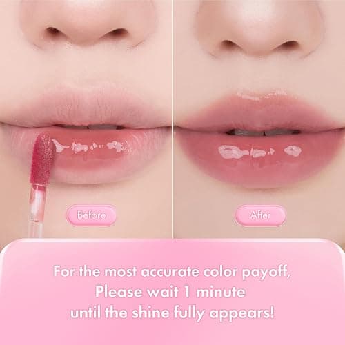 rom&nd THE JUICY LASTING TINT 01 Pomelo Skin - K-Beauty Candied Gloss Lip Stain for Plump, Hydrated, Long-Lasting Shine thumbnail 4