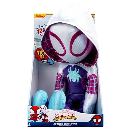 Marvel’s Spidey and His Amazing Friends - My Friend Ghost-Spider 16” Plush with Sounds - Superhero Toys for Kids 3 and Up thumbnail 4