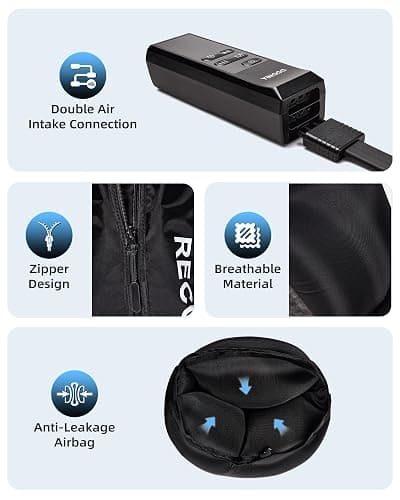 YINGGG Air Leg Massager with Compression: Professional Full Compression Boots with Adjustable 9 Intensities, Leg Massager for Circulation and Fatigue Relief for Post-Workout(Medium) thumbnail 4
