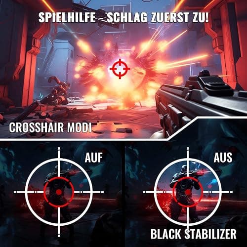 Minifire Gaming Monitor 24 Zoll, 180 Hz, 1ms, FreeSync, Full HD(1920 x 1080), Rahmenlos Bildschirm, Einstellbar, Low Blue Light, HDR 10,300Nits, sRGB 110%, 4000:1 Kontrast, HDMI 2.0&DP 1.2(MFG24F4L) thumbnail 5