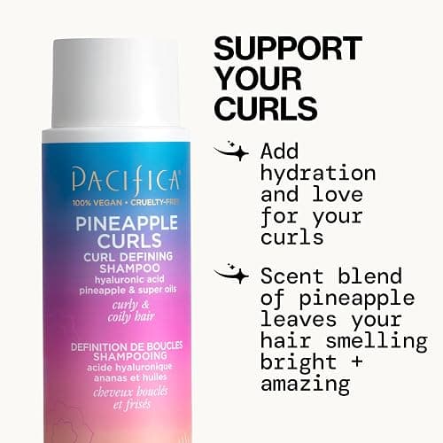 Pacifica Beauty Pineapple Curls 3-Step Hair Care Kit: Curl Defining Shampoo + Conditioner + Pineapple Swirl Curl Cream – Enhances Curls, Reduces Frizz, Vegan & Silicone-Free thumbnail 11