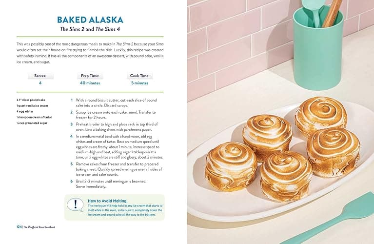 The Unofficial Sims Cookbook: From Baked Alaska to Silly Gummy Bear Pancakes, 85+ Recipes to Satisfy the Hunger Need (Unofficial Cookbook Gift Series) thumbnail 7