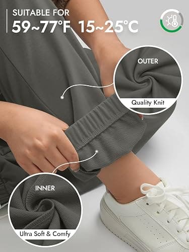 ATHMILE Sweatpants Women Baggy Lounge Pants Workout Gym Active High Waisted Comfy Joggers for Women Fall Clothes 2025 thumbnail 2